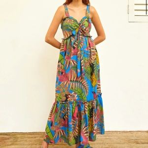 Farm Rio maxi dress in perfect condition!